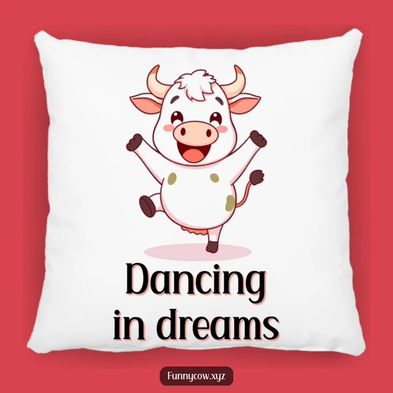 Funny Dancing Cow Pillow: Cozy Dance Partner, Perfect Funny Gift